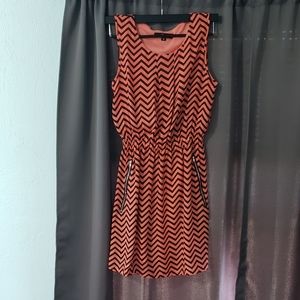 Chevron Pattern Dress